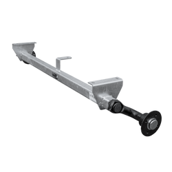 KNOTT VG7-L eje sin freno para remolque 750kg 1125mm 1615mm 4x100