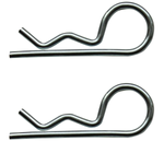 Un juego de pasadores de seguridad para pasadores agrícolas DROMET, pasadores de seguridad, 2 mm 