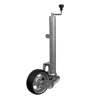 Rueda jockey automática UNITRAILER con manivela 500 kg 60 mm 660-904 mm