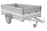 Laterales de aluminio BIS para los remolques UNITRAILER GARDEN 264 KIPP ALU y 264/2 KIPP ALU.