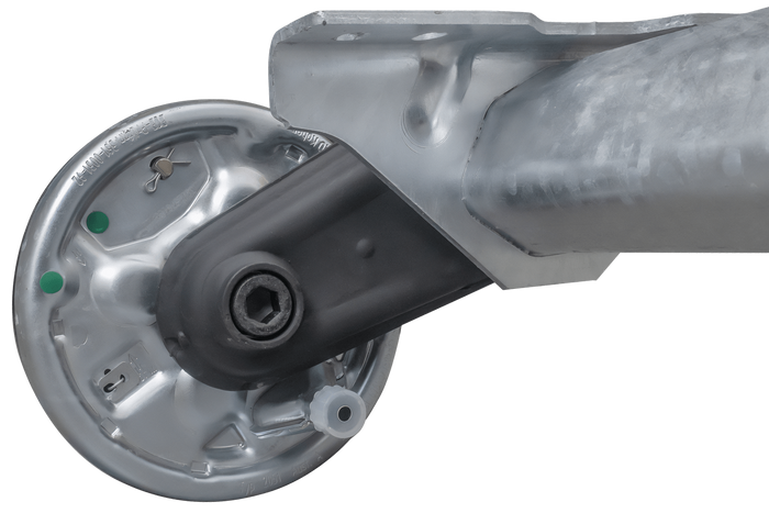 AL-KO COMPACT eje frenado para remolque / grúa 1350kg 1900mm 2350mm 5x112