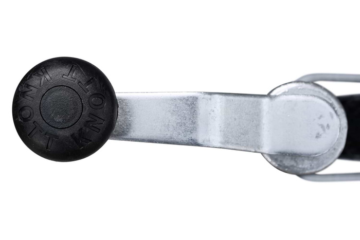 Rueda de apoyo KNOTT TK48, rueda neumática, 150 kg, 48 mm, 500-720 mm