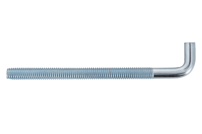 Gancho de construcción DROMET HP M8x120 con extremo en ángulo (recto)