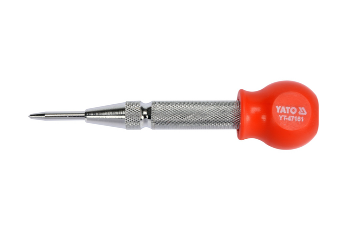 Punzón central automático YATO YT-47161 para metal, madera y plástico de 125 mm
