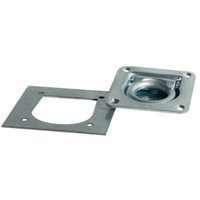 Conjunto: Amarre ZBF 70-1 Winterhoff con placa de fijación al remolque