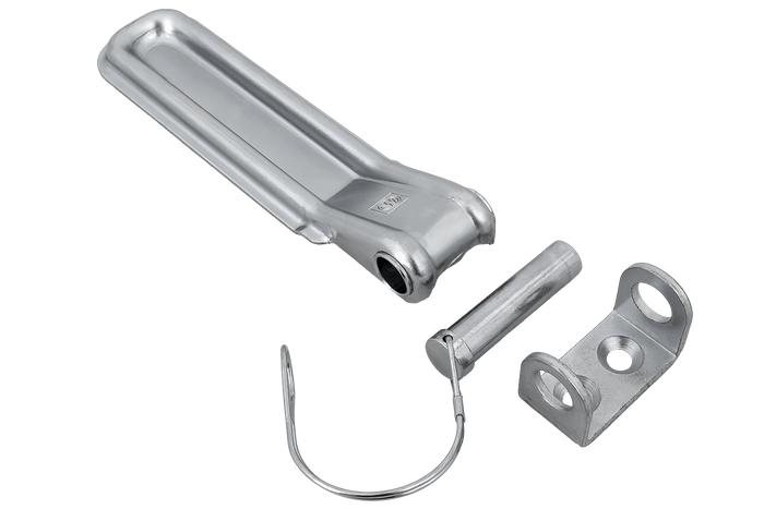 Bisagra lateral con manija y perno WINTERHOFF BSCH 10-17-220+BSCHG 10-17-B+BSCHG 10-17-B montaje lateral de remolque completo