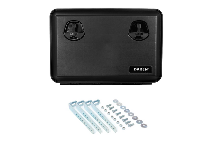 DAKEN 81104 JUST caja de herramientas 600x415x460mm 70l con soportes de montaje