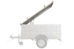 UNITRAILER GARDEN TRAILER 201 KIPP cubierta de remolque con cilindros / cerradura con llave