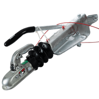 Dispositivo de inercia KNOTT KF17C con enganche K20B para remolque de 1700kg con lanza en V