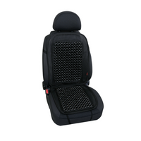 Almohada de cuentas de madera negra Evoluzione