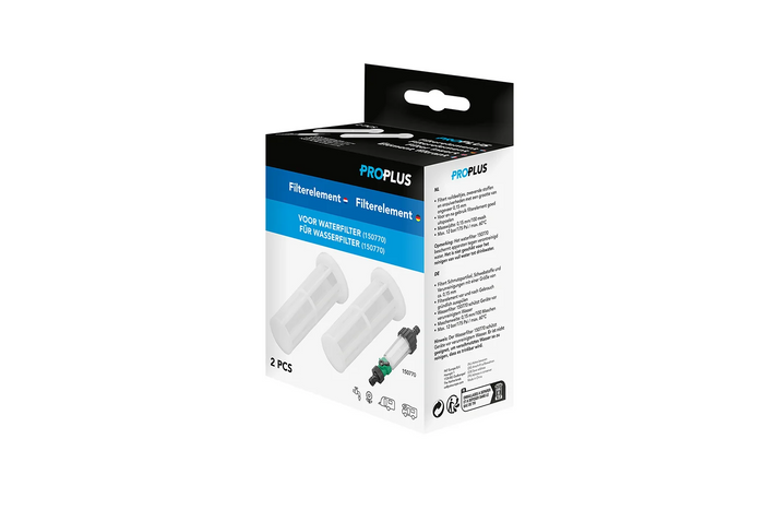 Juego de dos cartuchos de repuesto para el filtro de agua ProPlus 150770AC01.