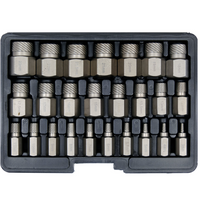 Extractores de tornillos para tornillos internos dañados YATO YT-06034 3-23mm 25uds.