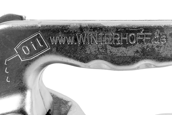 Enganche de bola WINTERHOFF WW 350-RB-K1414 para remolque de 3500 kg con barra de tiro de tubo de 50 mm, hierro fundido.