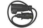 Cable adaptador ProPlus para toma de enganche de remolque de 7/13 pines, 80 cm
