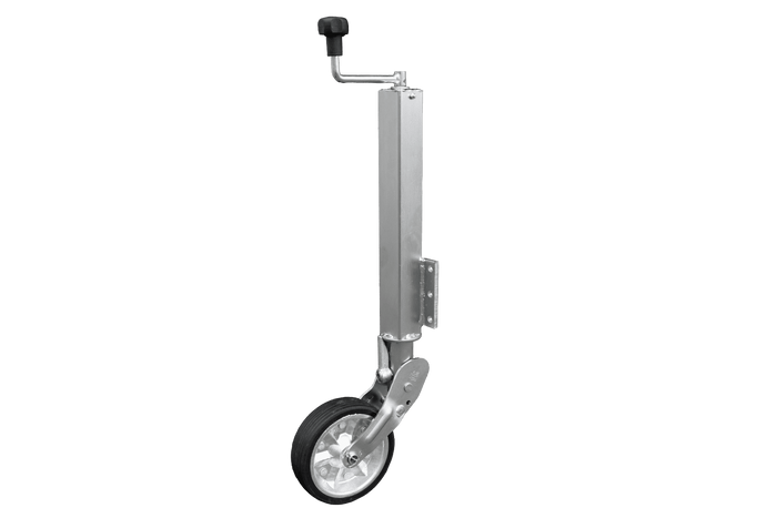 Rueda jockey automática UNITRAILER con manivela 400 kg 60 mm 470-785 mm