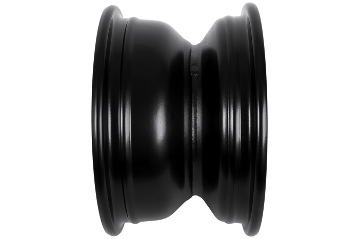 Llanta de acero UNITRAILER negra 5ATx8"H2 3x90 ET:-11.23