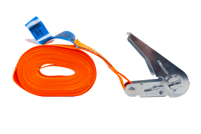 Correa de una sola pieza naranja HILLS de 5 m/25 mm/1 t con tensor