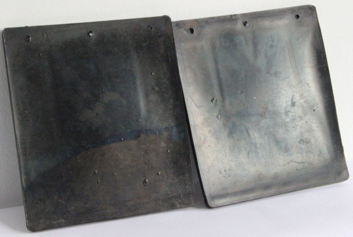 Juego de guardabarros de goma UNITRAILER, cubreguardabarros 220/243 mm