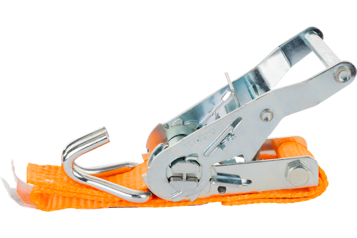 Cinta transportadora UNITRAILER de 4 m/25 mm/1 t de color naranja con tensor