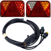 Luces traseras LED DOBPLAST DPT35 + arnés MANTES 4,1 m 7 pines