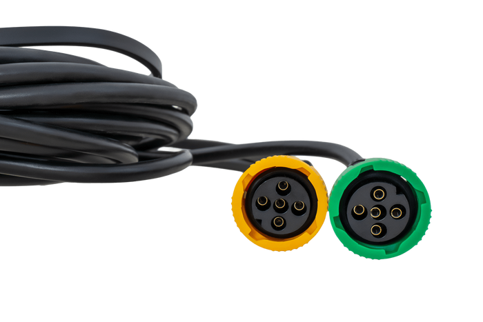 Juego de luces: luces traseras ASPÖCK MULTIPOINT IV + luces de posición laterales ASPÖCK FLEXIPOINT I + arnés MANTES 5,2 m 13PIN