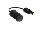 Adaptador DIN para toma de encendedor de cigarrillos LAMP 39028, adaptador 12/24V 8A