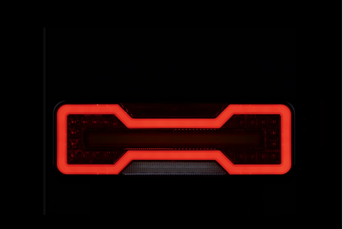 Luces traseras LED NEON DYNAMIC TruckLED L1871+L1872, cable de 0,35 m, 6 funciones, izquierda+derecha