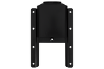 Válvula de compuerta para tolva de grano, color negro, para remolques agrícolas UNITRAILER, 250x355 mm.