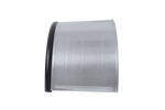 Guardabarros doble para remolque de 17,5 a 19,5", paso de rueda DOMAR DK7140 de 1000/500 mm, metálico con borde de goma.