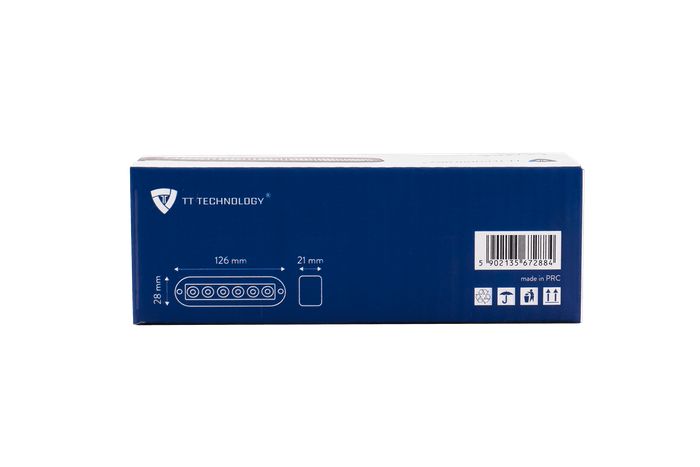 TT Technology TT.173-6 Lámpara de advertencia LED estroboscópica, naranja