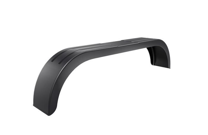 Guardabarros tándem para remolque 13-14" DOMAR D20522 paso de rueda plano 1500/220mm