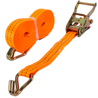 Correa de amarre UNITRAILER de 10 m/35 mm/2 t de color naranja con tensor