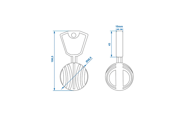 ProPlus 341070 Bola de seguridad para enganche de remolque