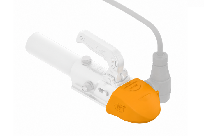 Cubierta de seguridad para el enganche de bola STEELPRESS SDP-04 Soft Dock con espacio para el tapón
