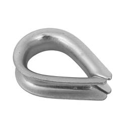 Guardacabos de cuerda DROMET KU10 de acero de 10 mm