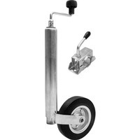 Rueda jockey con abrazadera WINTERHOFF ST48-200VB+KLE48 150kg 48mm 505-725mm