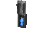Enchufe de pared externo CEE ProPlus 373505BK, 160 × 100 mm, negro.