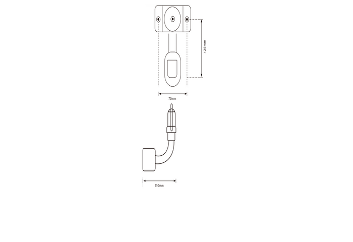 Soporte para baliza de tipo U