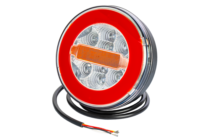 Piloto trasero LED FRISTOM FT-113, 3 funciones universales