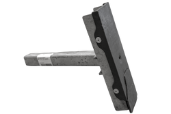 Soporte lateral plano OUTLET UNITRAILER, 30 cm de largo, 40 cm de alto, para remolque de barco, GRIS