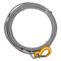 Cable de cabrestante para enganche de remolque EFMETAL 638kg 12,5m
