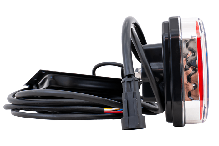 Luz trasera LED WAŚ W150DD universal con 6 funciones