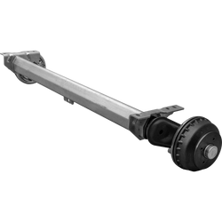 AL-KO COMPACT eje frenado para remolque / grúa 1350kg 1260mm 1630mm 4x100