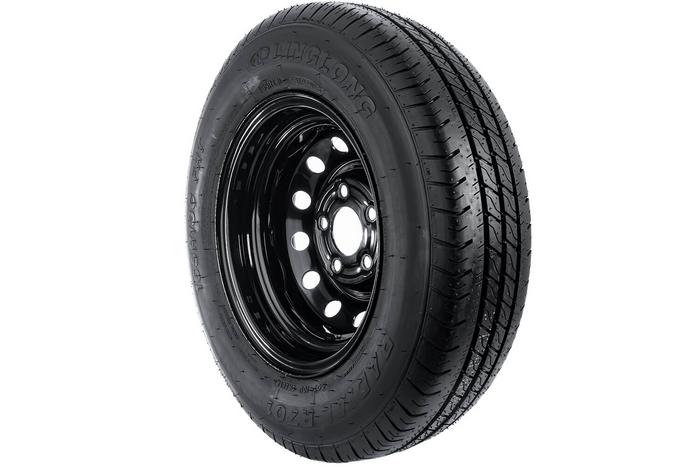 Rueda de remolque reforzada LINGLONG TIRE 165/80 R13C 96/94N UNITRAILER RIM negra 4.5Jx13"H2 5x112 ET:30