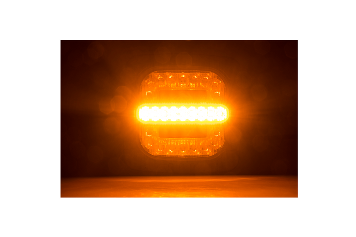 Faro delantero LED HORPOL ROCA LZD 2806 de 2 funciones, universal, con soporte.