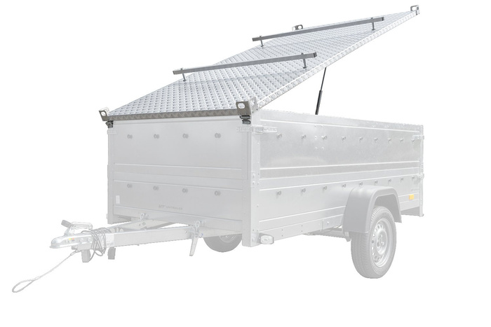 UNITRAILER GARDEN TRAILER 264 KIPP cubierta de remolque con cilindros / cerradura con llave