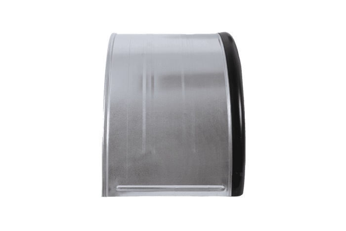Guardabarros doble para remolque de 16-17,5" DOMAR DK7135, paso de rueda de 1000/450 mm, metálico con borde de goma.