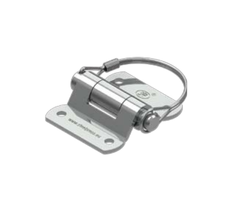 Bisagra lateral desmontable STEELPRESS ZW-03.40 para montaje lateral de remolque