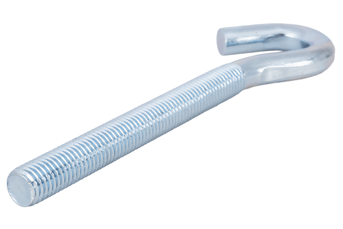Gancho de construcción DROMET HZ M12x165 con extremo abierto (curvado)