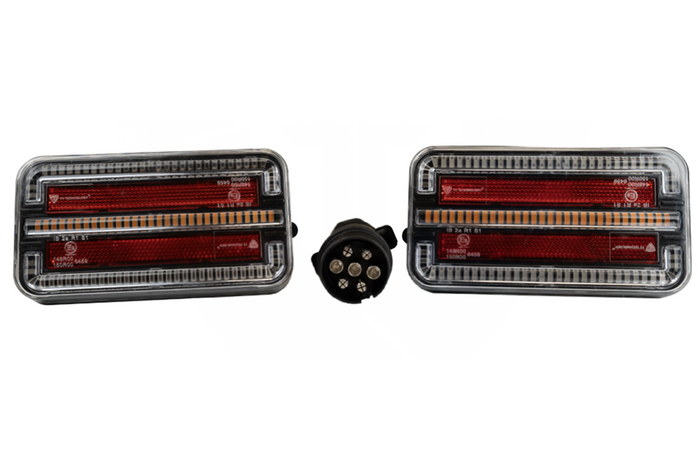 Luces traseras LED TT Technology TT.12028B-DI 3 funciones izquierda+derecha, inalámbricas, magnéticas